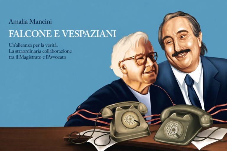 Falcone e Vespaziani – La cover del libro di Amalia Mancini