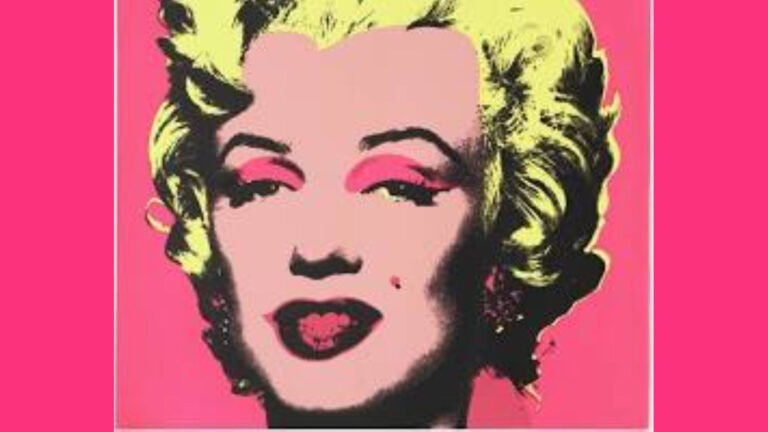 Celebre serigrafia di Marilyn Monroe visibile alla mostra Andy Warhol – Forever Love
